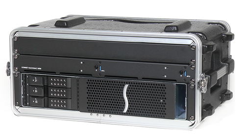 Sonnet RackMac mini - 1U Rack Kit for 2 Mac minis 2010 to current Intel and M1/M2 series Mac mini Sonnet RackMac mini - 1U Rack Kit for 2 Mac minis 2010 to current Intel and M1/M2 series Mac mini